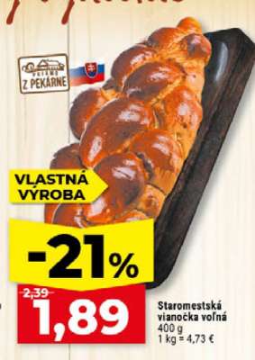 Staromestská vianočka voľná