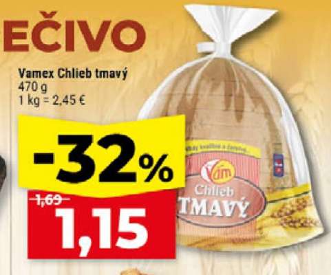 Vamex Chlieb tmavý