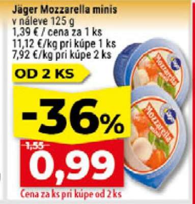 Jäger Mozzarella minis