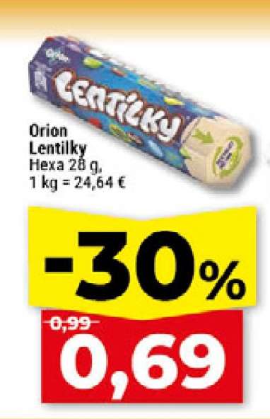 Orion Lentilky Hexa 28 g