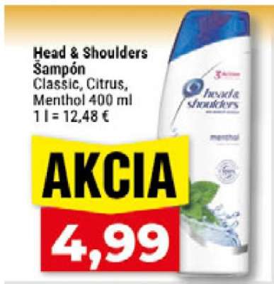 HEAD & SHOULDERS Šampón