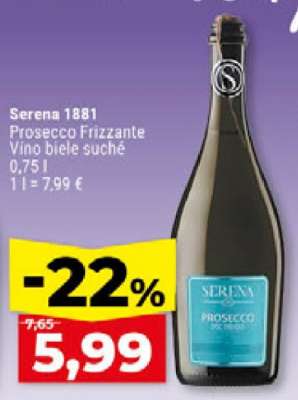 SERENA 1881 PROSECCO FRIZZANTE
