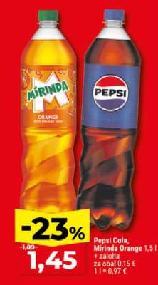 Pepsi Cola, Mirinda Orange 1,5 l