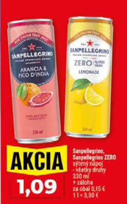 Sanpellegrino, Sanpellegrino ZERO sýtený nápoj