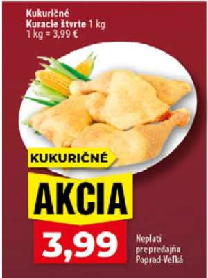 Kukuričné Kuracie štvrte