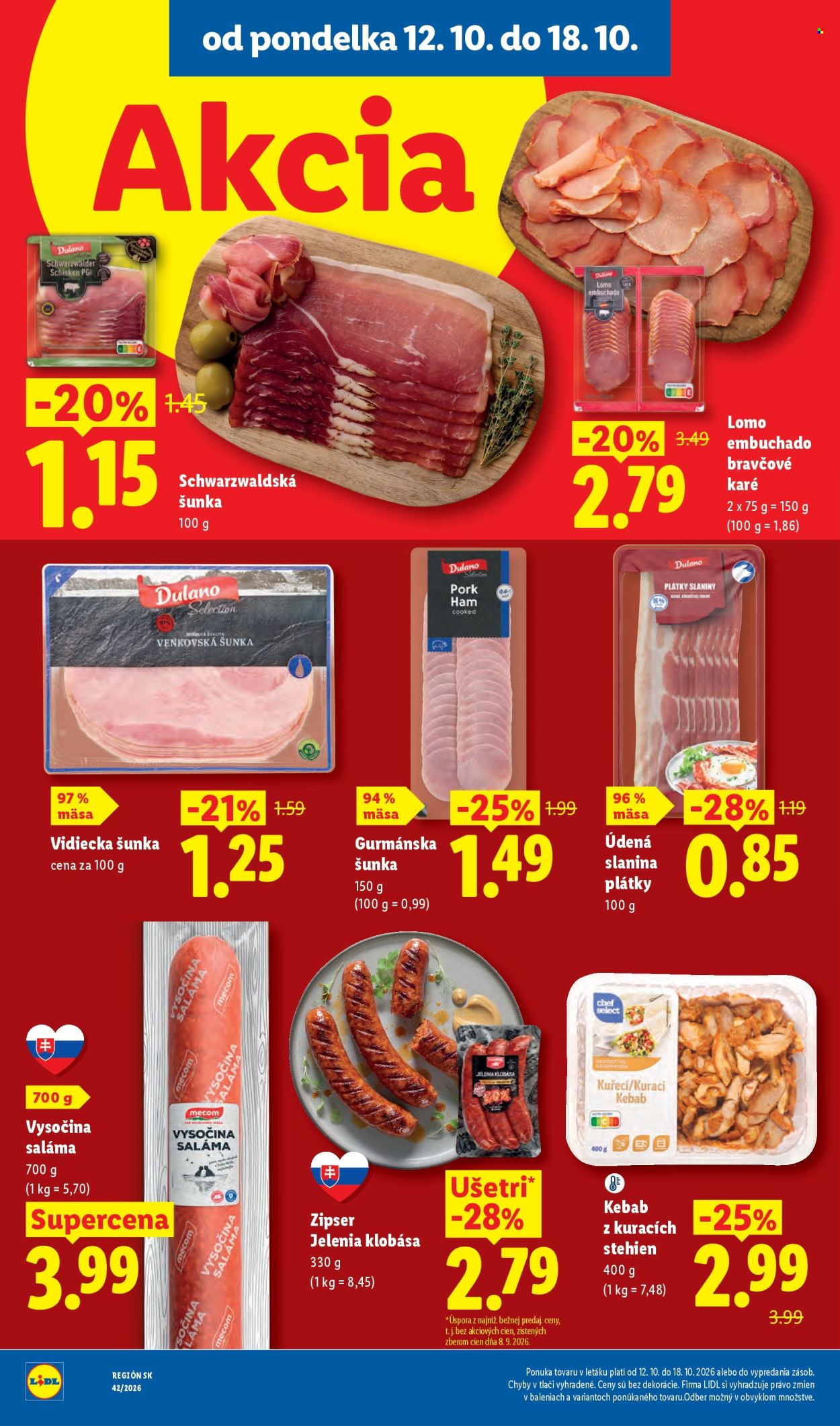 Leták Lidl - 12.10.2026 - 18.10.2026. Strana 50