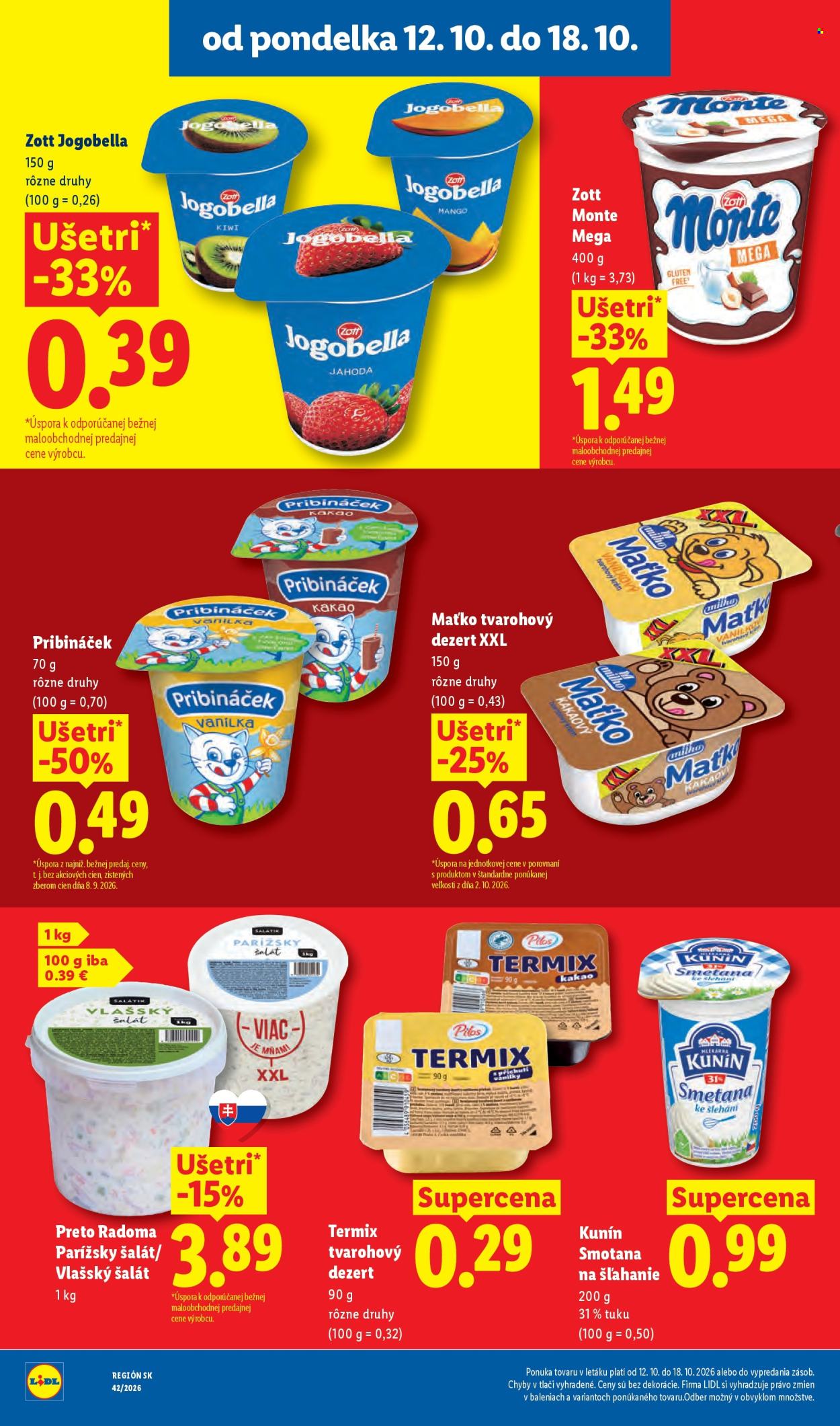 Leták Lidl - 12.10.2026 - 18.10.2026. Strana 52