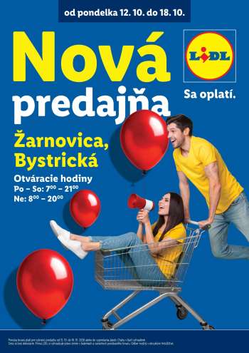 Leták Lidl - 12.10.2026 - 18.10.2026.