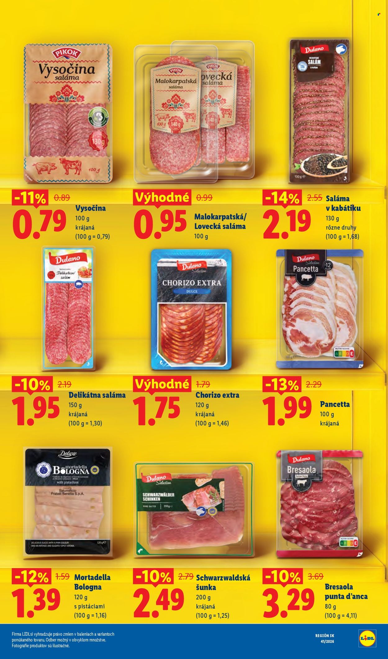Leták Lidl. Strana 9