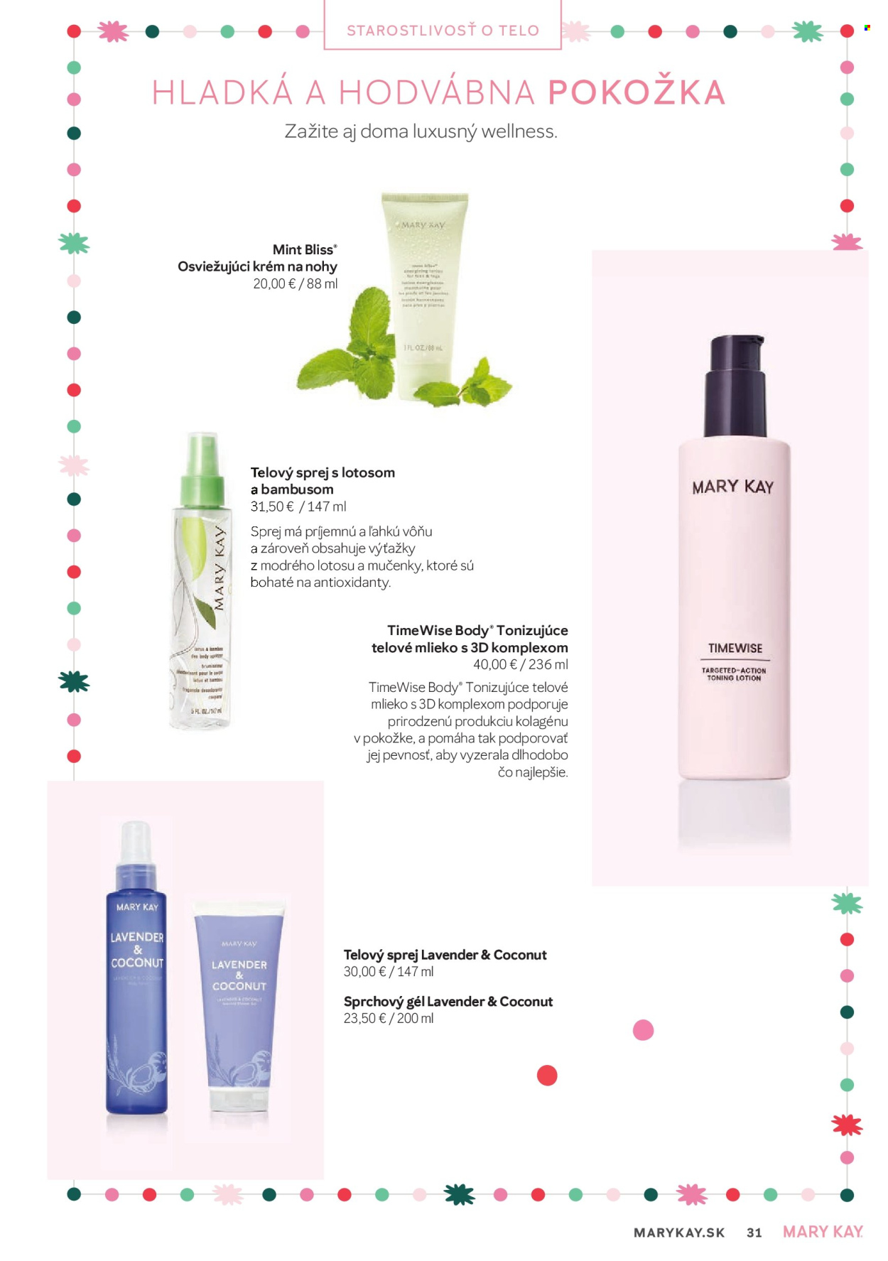 Leták Mary Kay. Strana 31