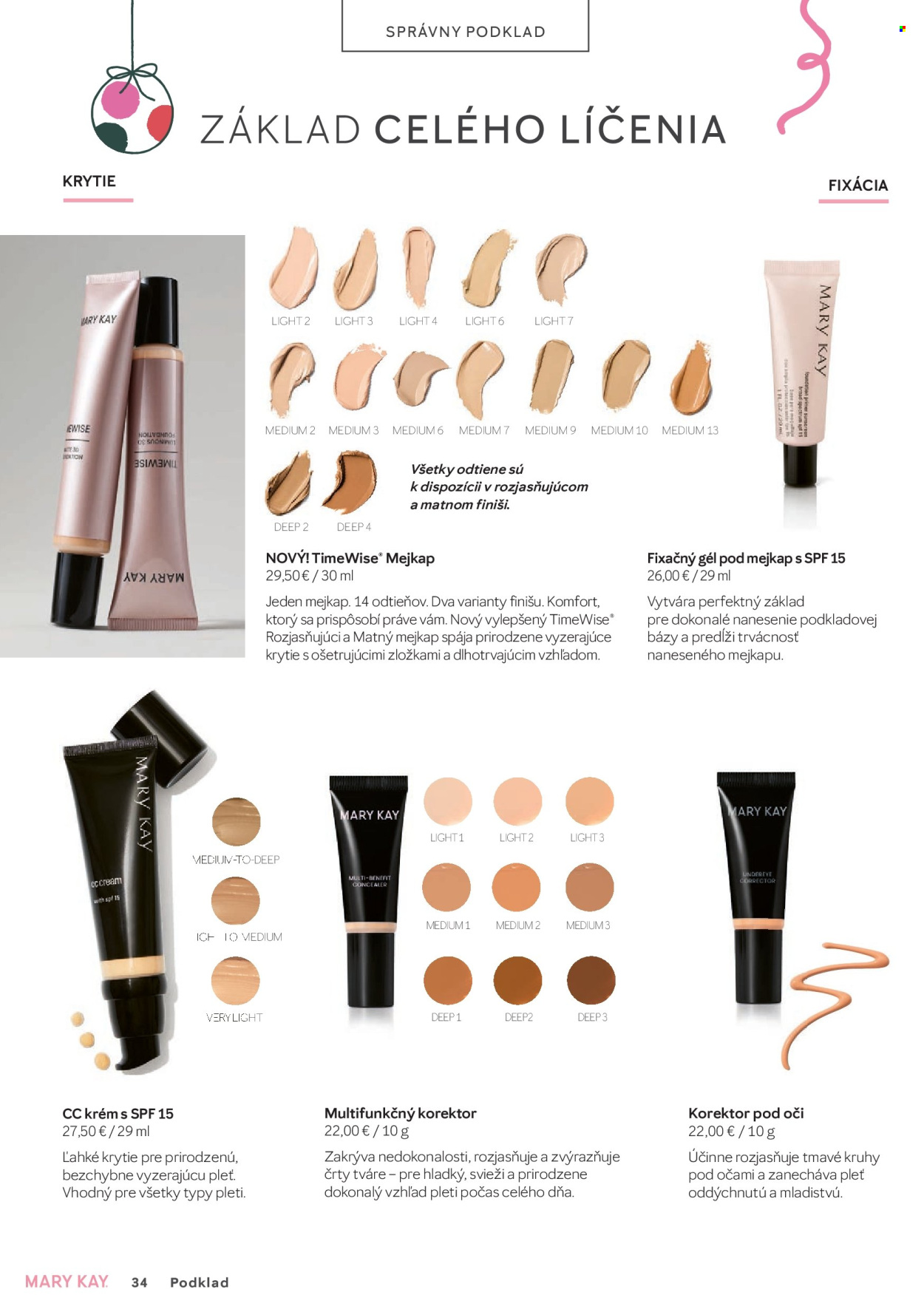 Leták Mary Kay. Strana 34