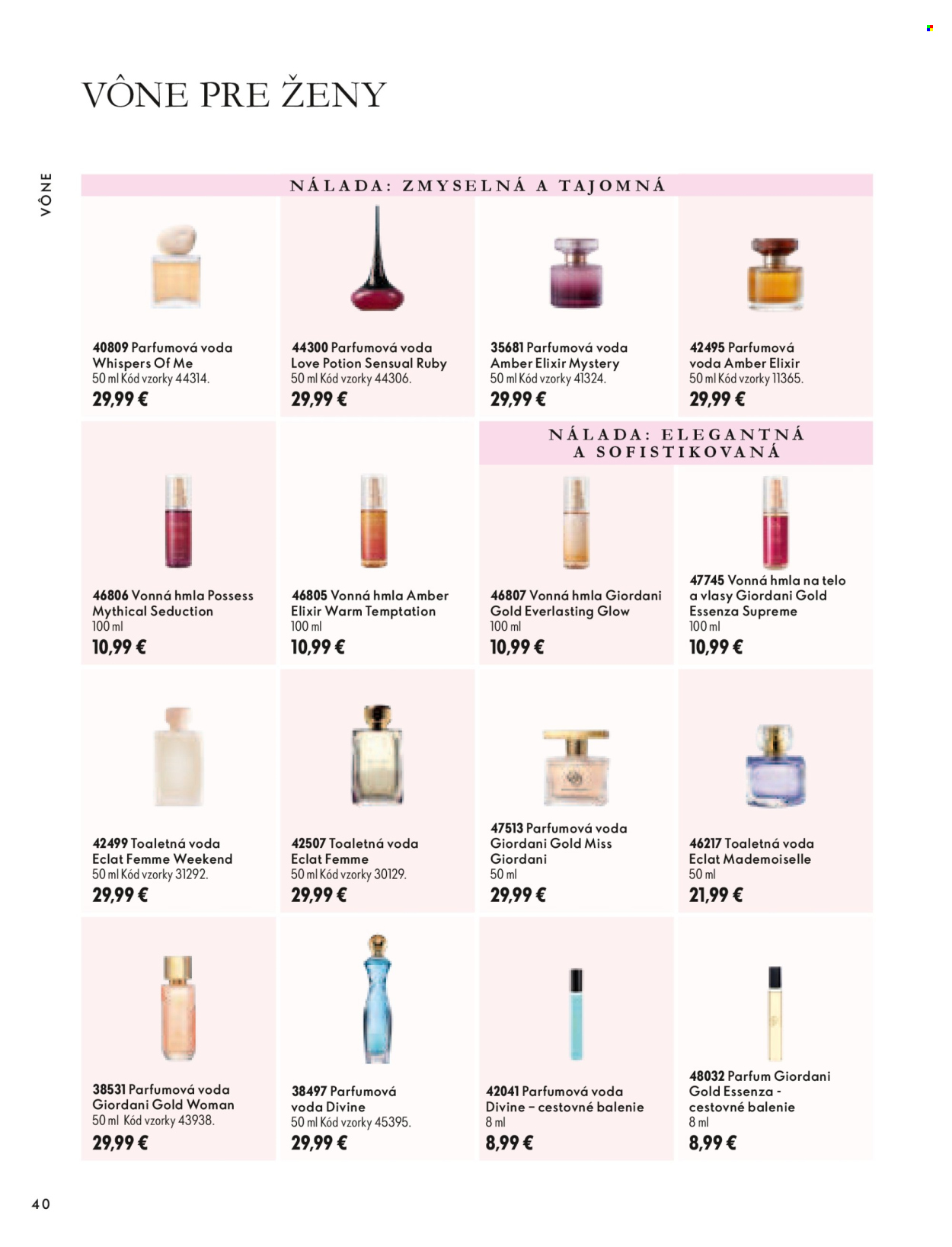 Leták Oriflame - 11.11.2026 - 29.12.2026. Strana 40