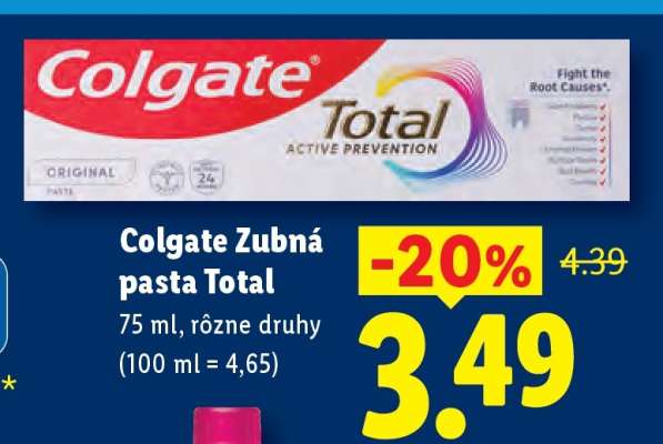 Colgate Zubná pasta Total
