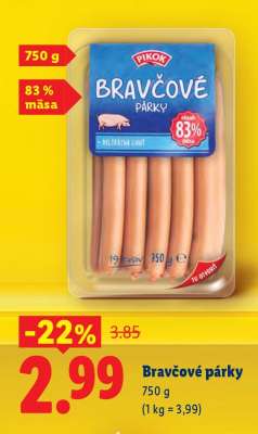 Bravčové párky