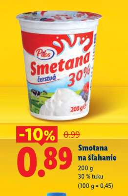 Smotana na šľahanie