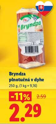 Bryndza plnotučná v dyhe
