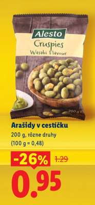 Arašidy v cestíčku