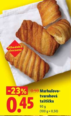 Marhuľovo- -tvarohová taštička