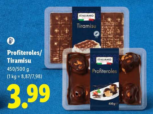 Profiteroles/Tiramisu