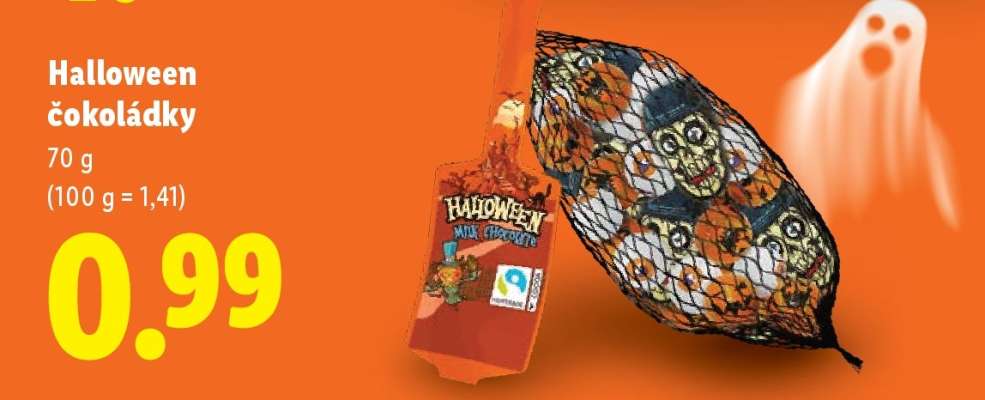 Halloween čokoládky