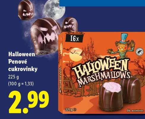 Halloween Penové cukrovinky
