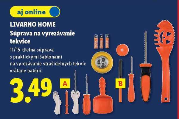 Livarno Home Súprava na vyrezávanie tekvice