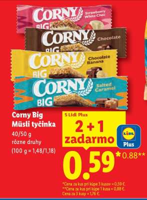 CORNY BIG Müsli tyčinka
