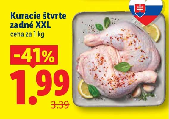 Kuracie štvrte zadné XXL