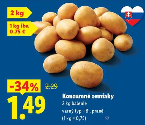 Konzumné zemiaky