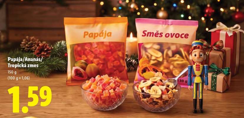 Papája/Ananás/Tropická zmes