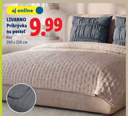 LIVARNO Prikrývka na posteľ