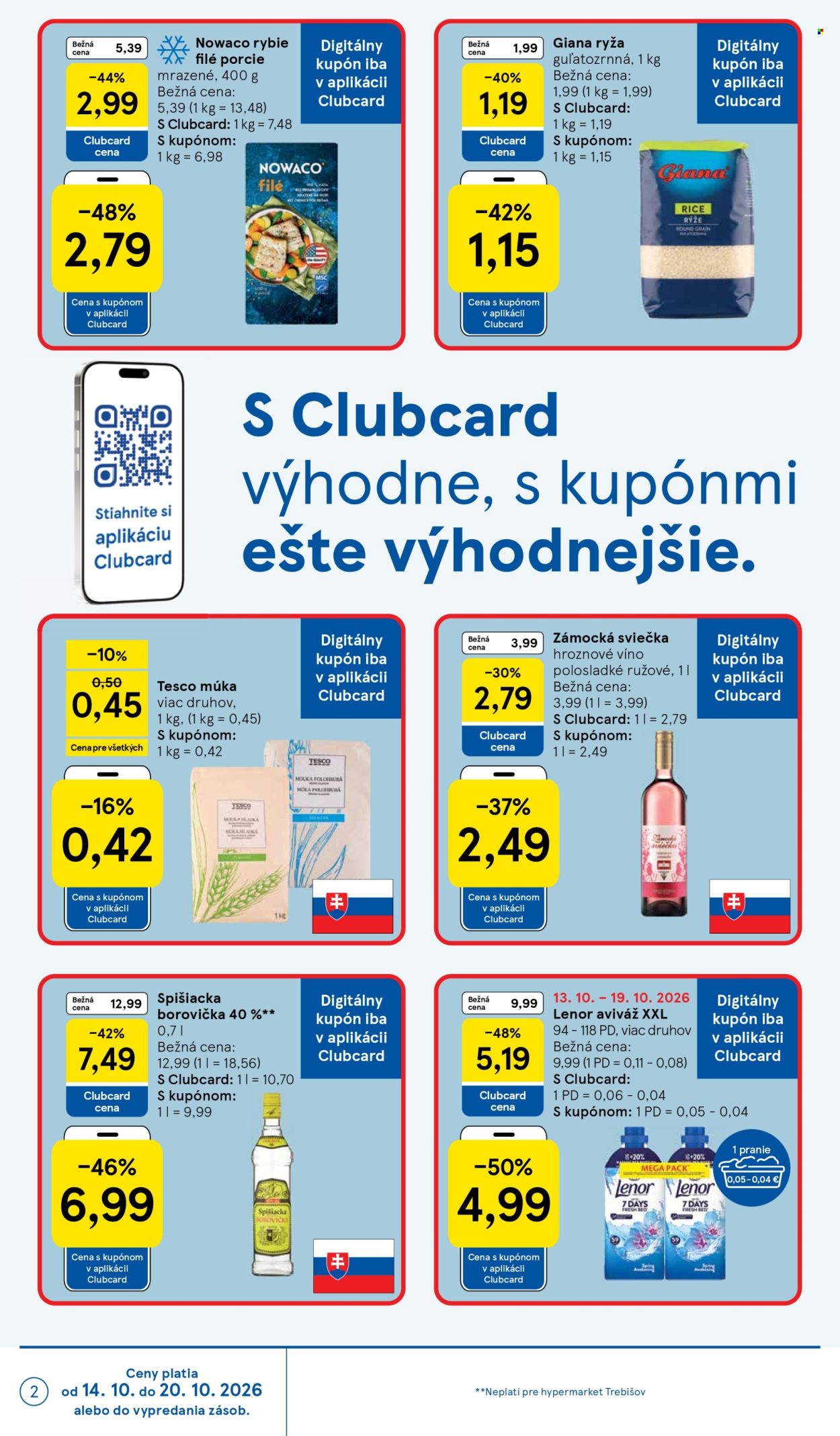 Leták TESCO - 14.10.2026 - 20.10.2026. Strana 2