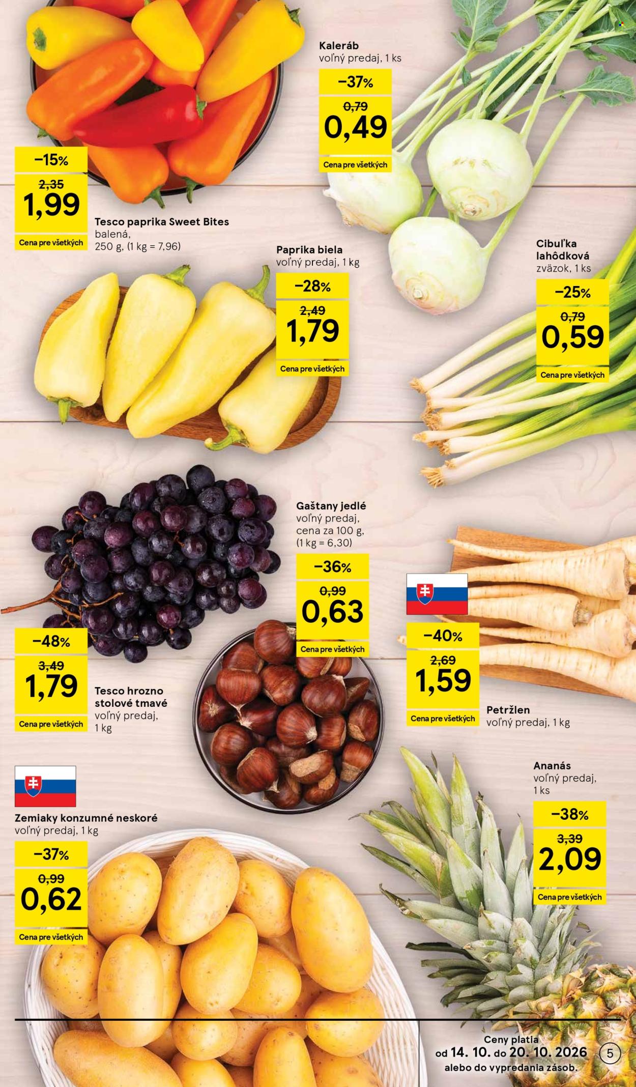 Leták TESCO supermarket - 14.10.2026 - 20.10.2026. Strana 5