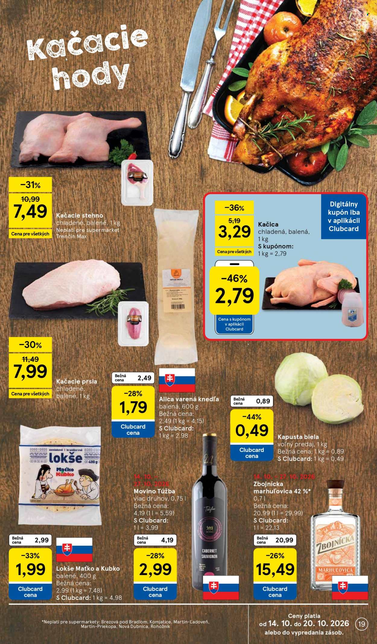 Leták TESCO supermarket - 14.10.2026 - 20.10.2026. Strana 19