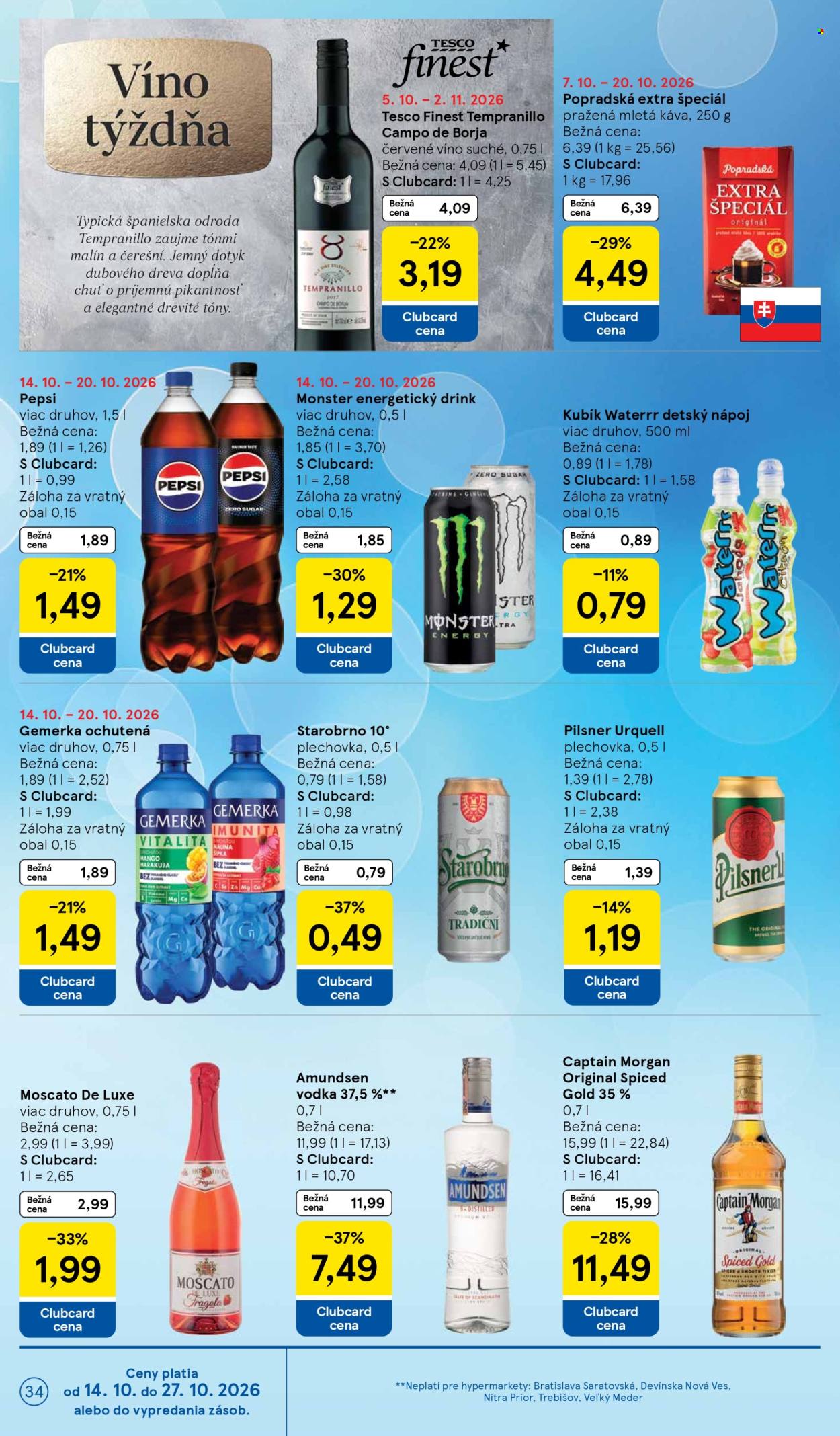 Leták TESCO - 14.10.2026 - 20.10.2026. Strana 34