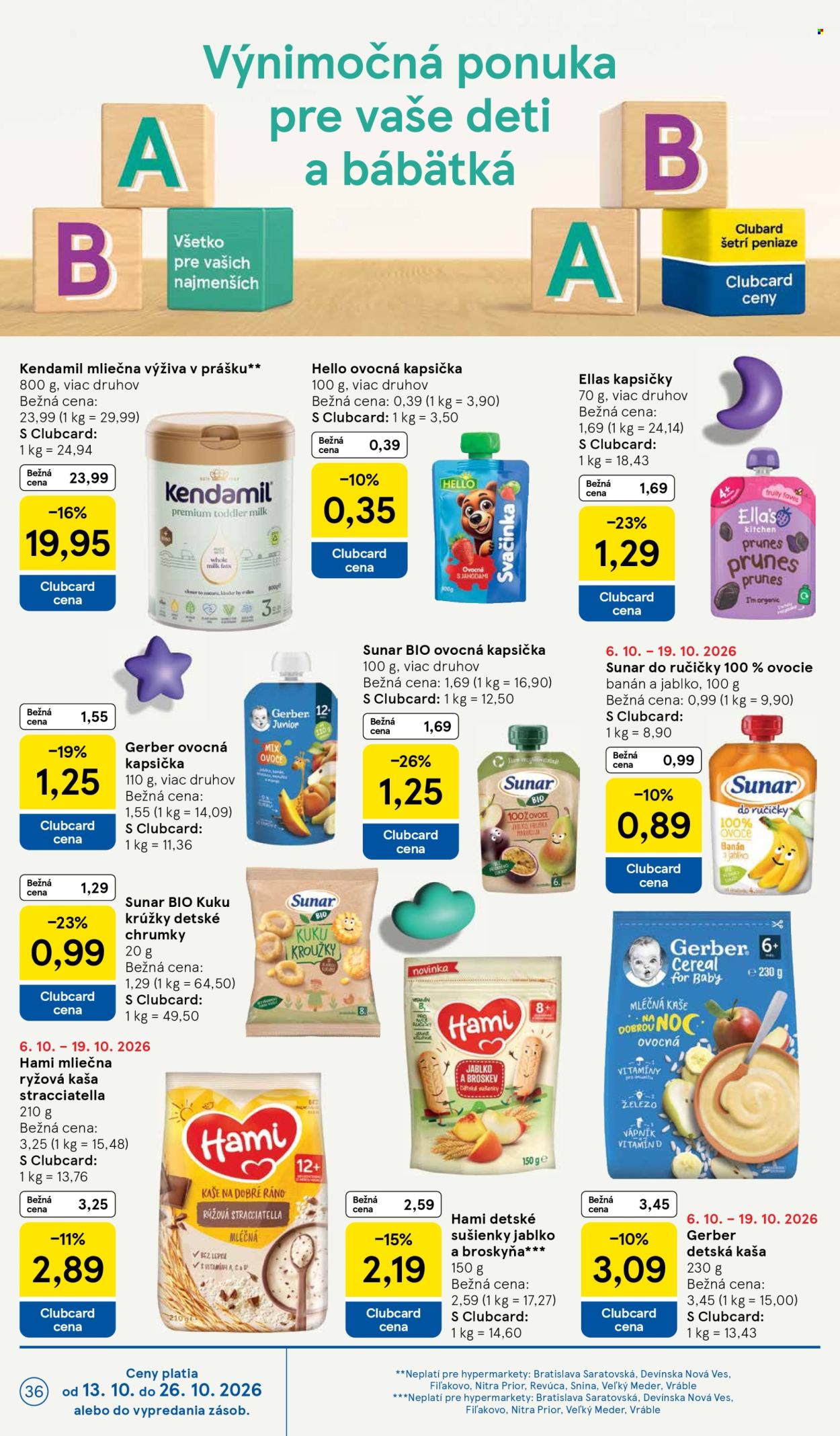 Leták TESCO - 14.10.2026 - 20.10.2026. Strana 36