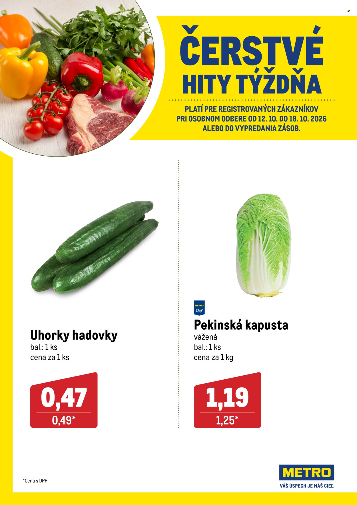 Leták Metro - 12.10.2026 - 18.10.2026. Strana 1