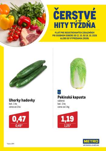 Leták Metro - 12.10.2026 - 18.10.2026.
