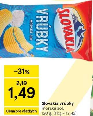 Slovakia Vrúbky morská soľ