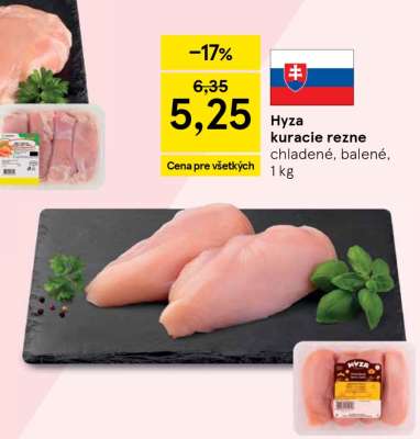 Hyza kuracie rezne