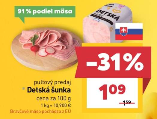 Detská šunka