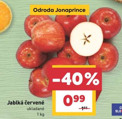 Jablká červené