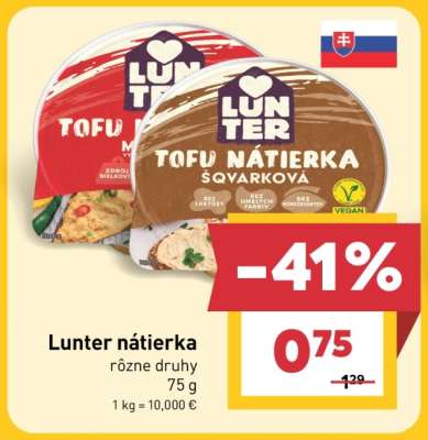 Lunter nátierka