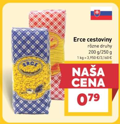 Erce cestoviny