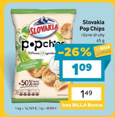 Slovakia Pop Chips