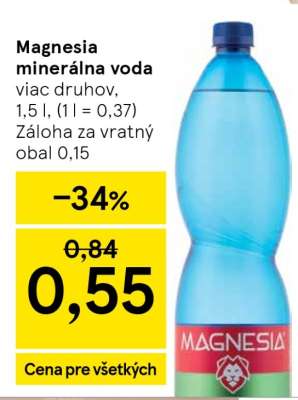 Magnesia minerálna voda