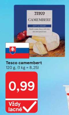 Tesco camembert