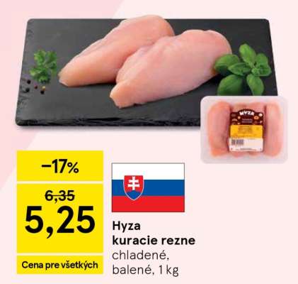 Hyza kuracie rezne