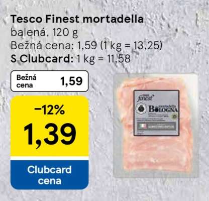 Tesco Finest mortadella