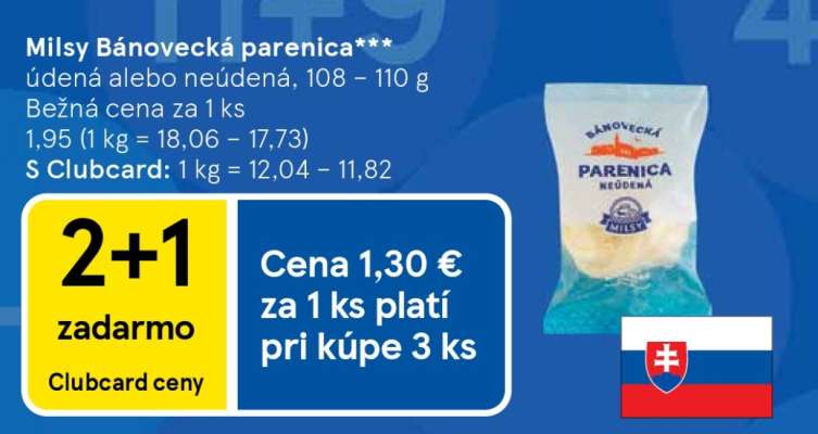 MILSY BÁNOVECKÁ PARENICA